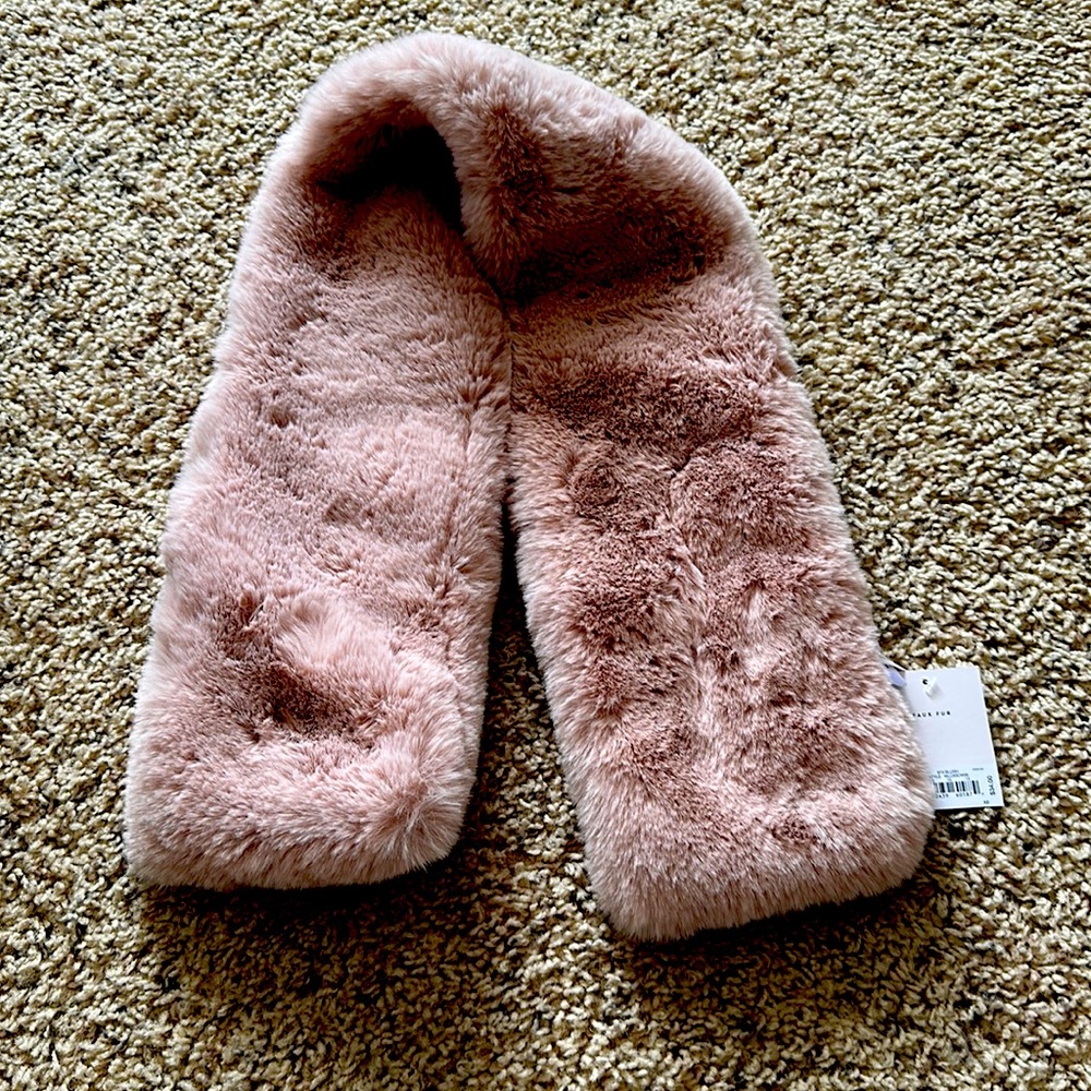 Faux fur winter set